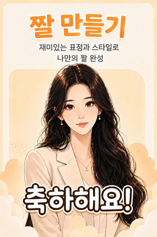 짤 만들기 콘텐츠 예시